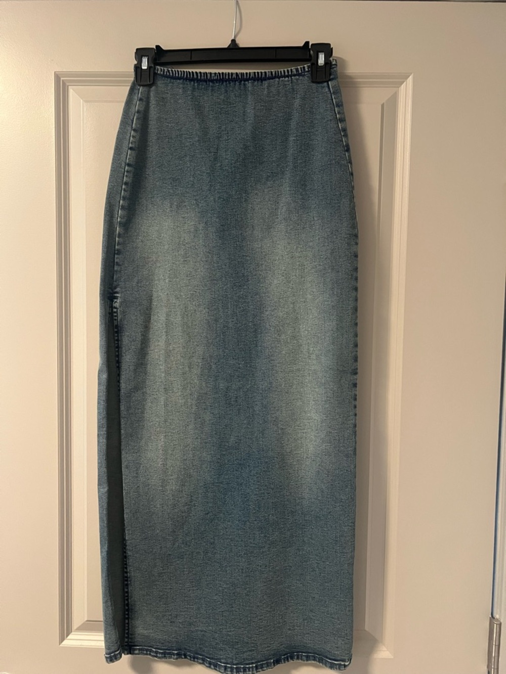 Bershka - Relax Fit Denim Midi Skirt - XS